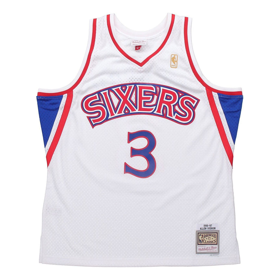

Джерси Mitchell & Ness x NBA Philadelphia 76ers 1996-97 Home Swingman Jersey 'Allen Iverson 3', белый
