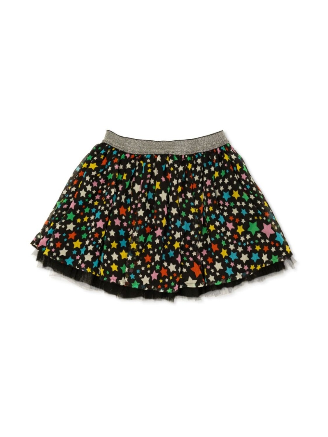 

Stella McCartney Kids юбка из тюля со звездным принтом, черный