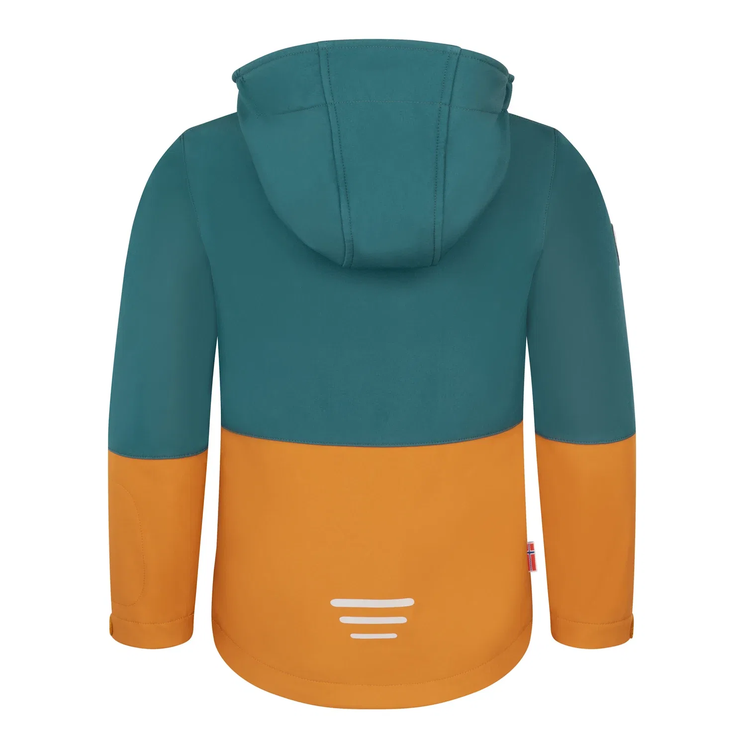 Функциональная куртка софтшелл, ветрозащитная, Trollkids, glow blue/navy — фото 2