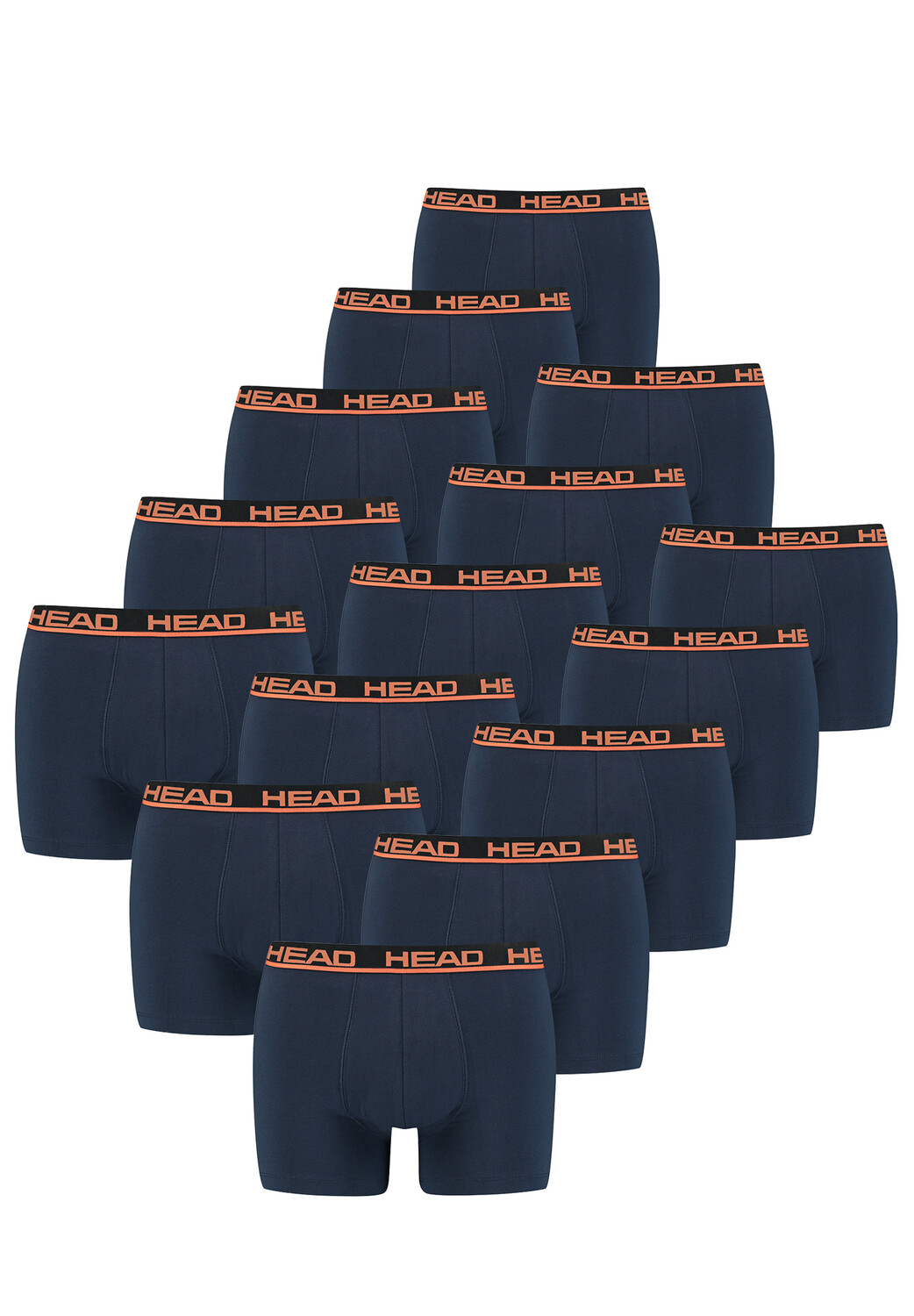 

Боксеры HEAD Boxershorts 15 шт, цвет 003 - Blue / Orange