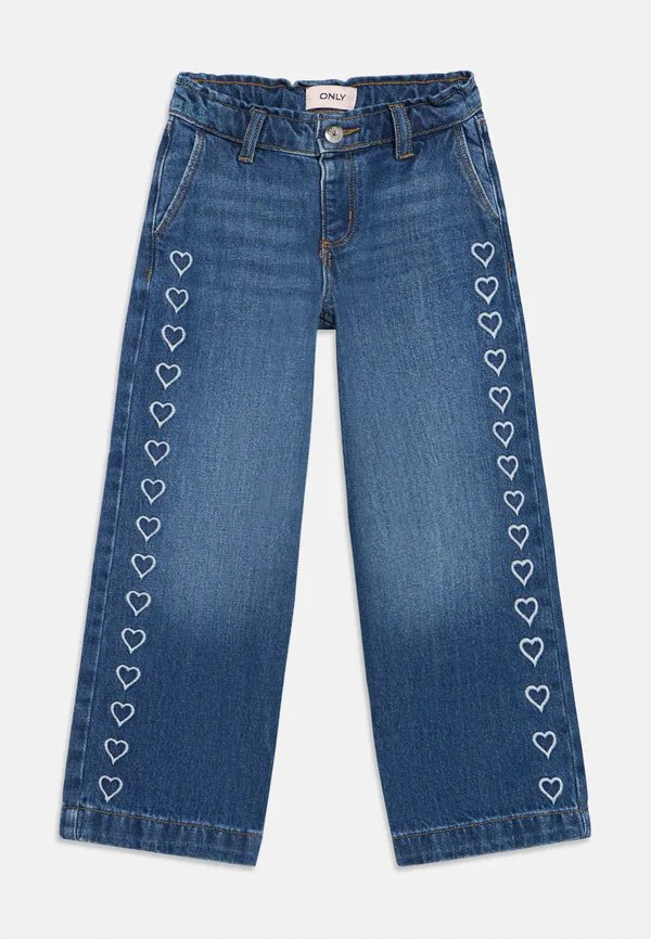 Джинсы прямого кроя kmgcomet heart Only Mini, Medium Blue Denim — фото 2