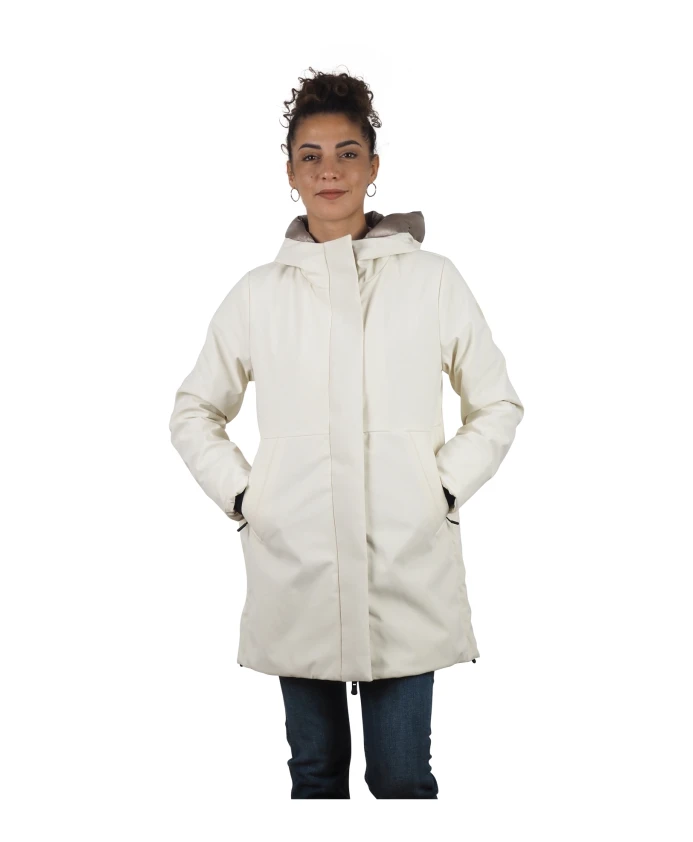 

Белая зимняя парка с капюшоном People Of Shibuya, белый