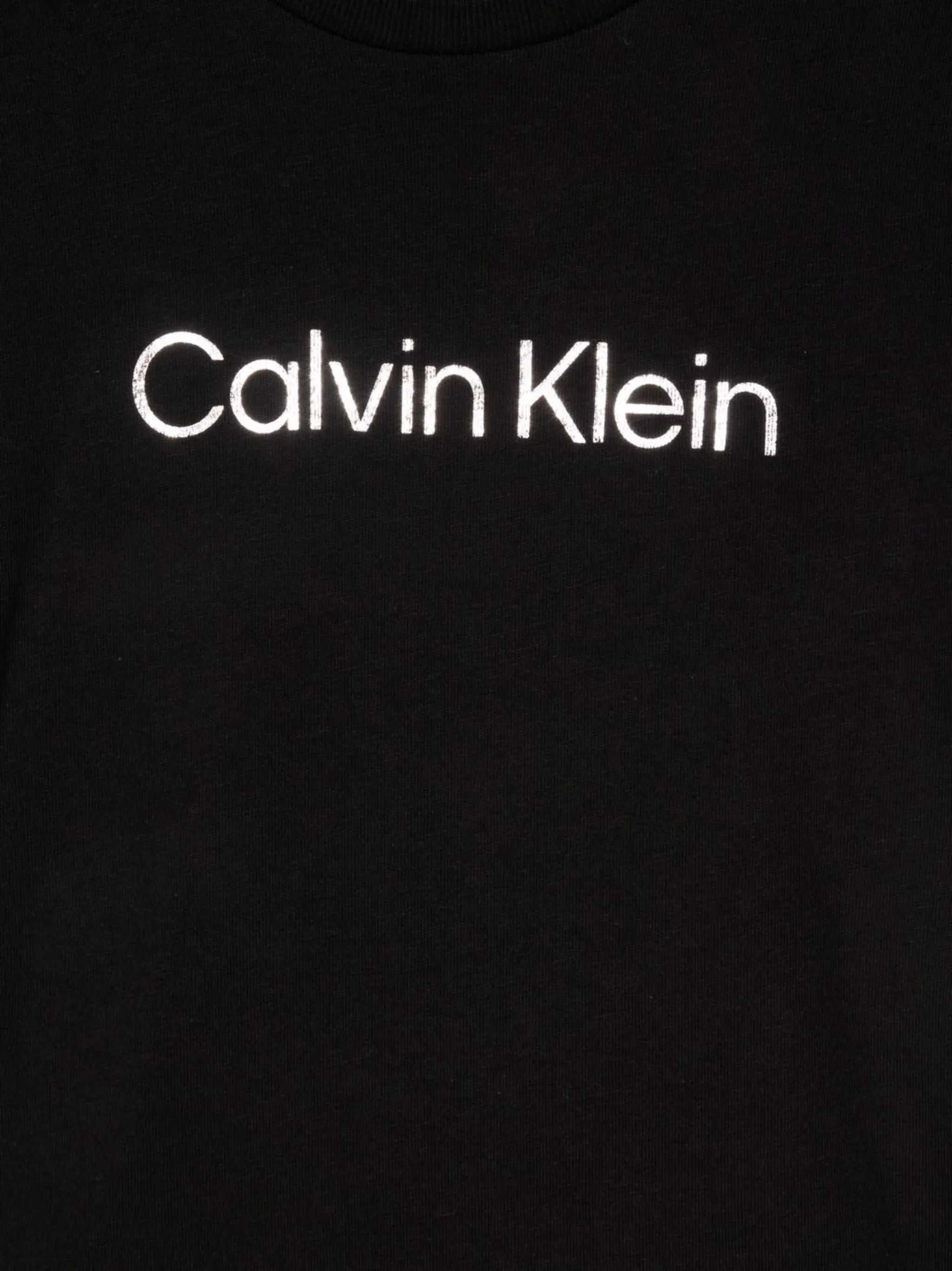 Расклешенное платье с логотипом Calvin Klein Kids, черный — фото 3