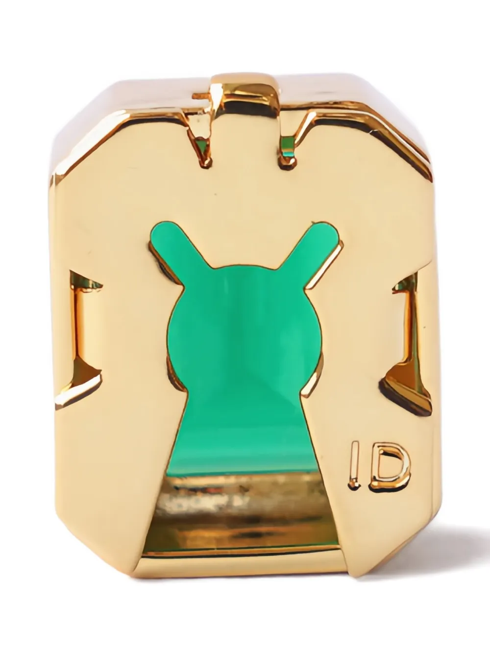 

Мега-прямоугольная накладка на пуговицу Izabel Display, золотой