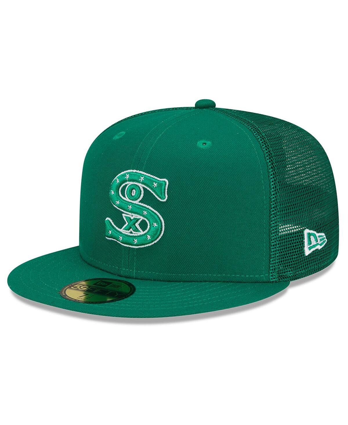 

Мужская зеленая бейсболка Chicago White Sox 2022 ко Дню Святого Патрика 59Fifty. New Era