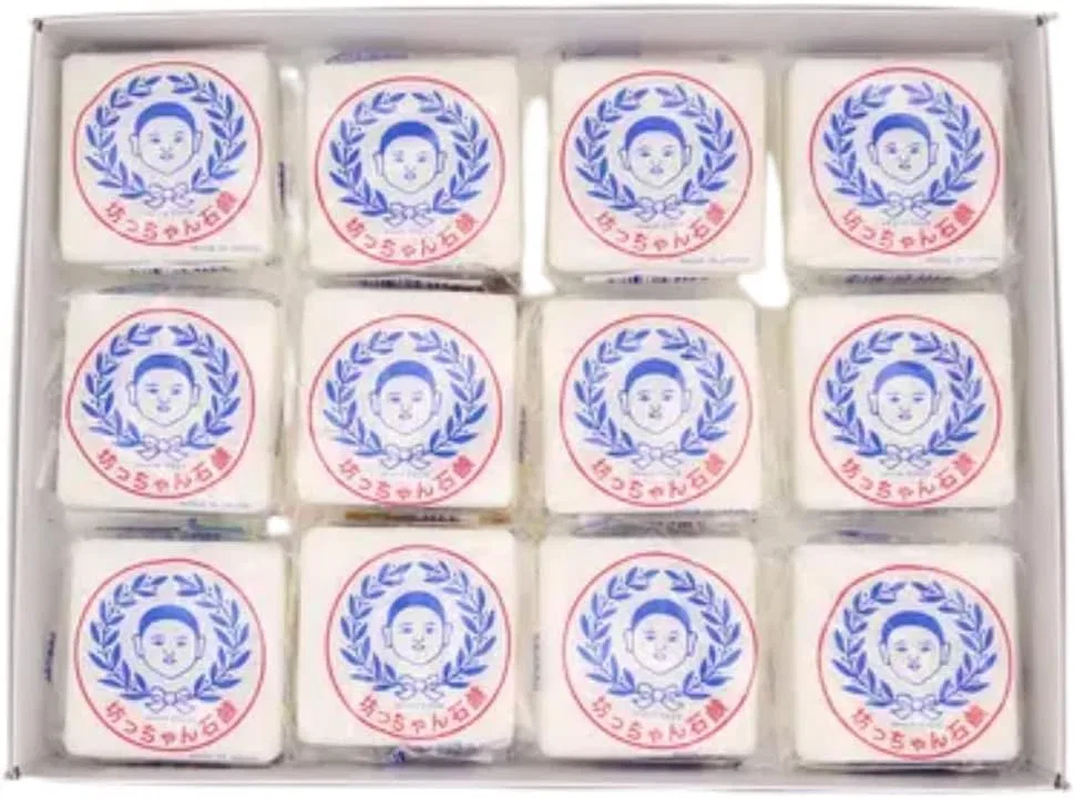 Мыло Botchan Soap, 100 г x 12 штук, без отдушек, для сухой и чувствительной кожи