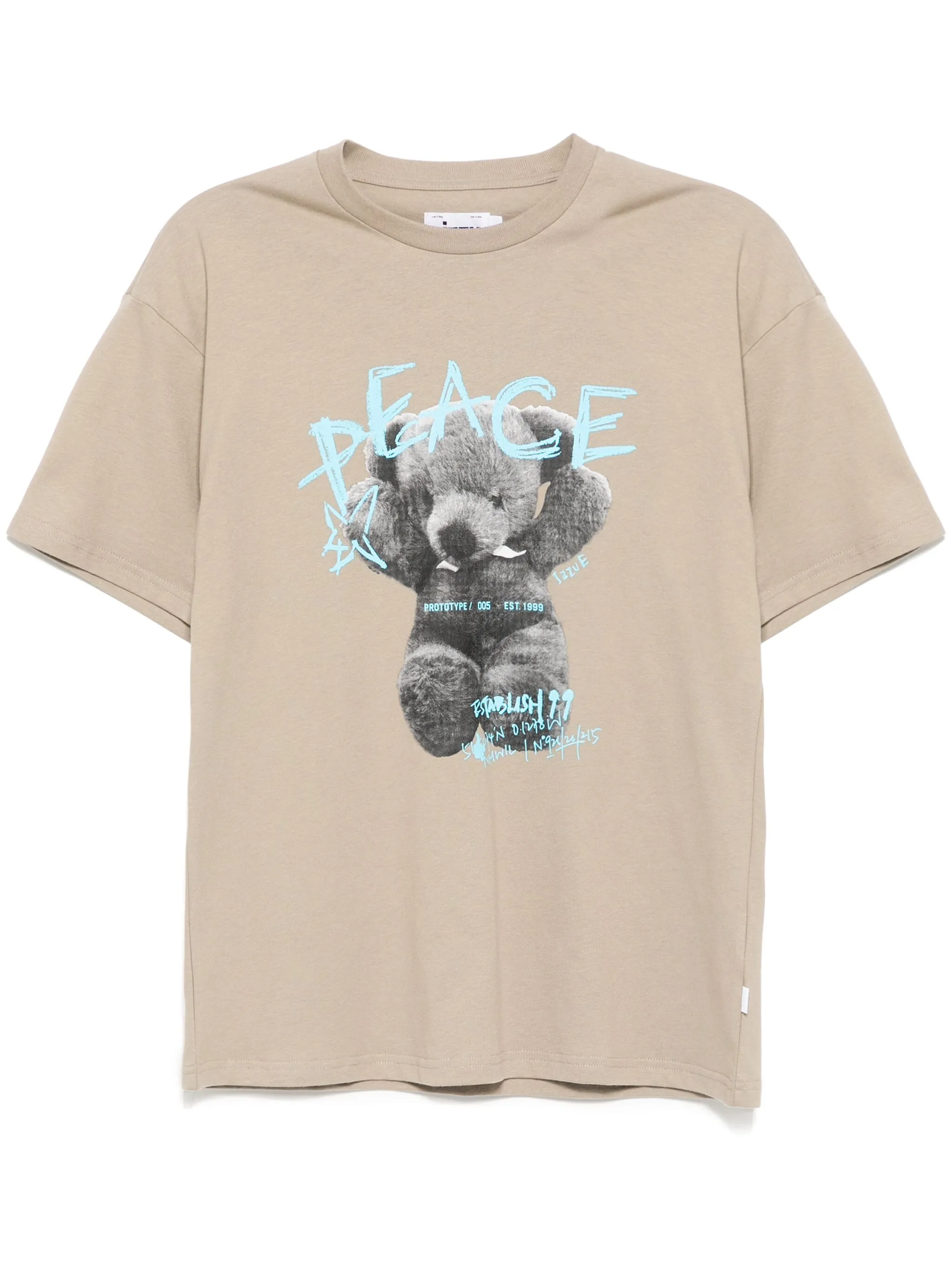 

Футболка с графичным принтом Izzue, нейтральный