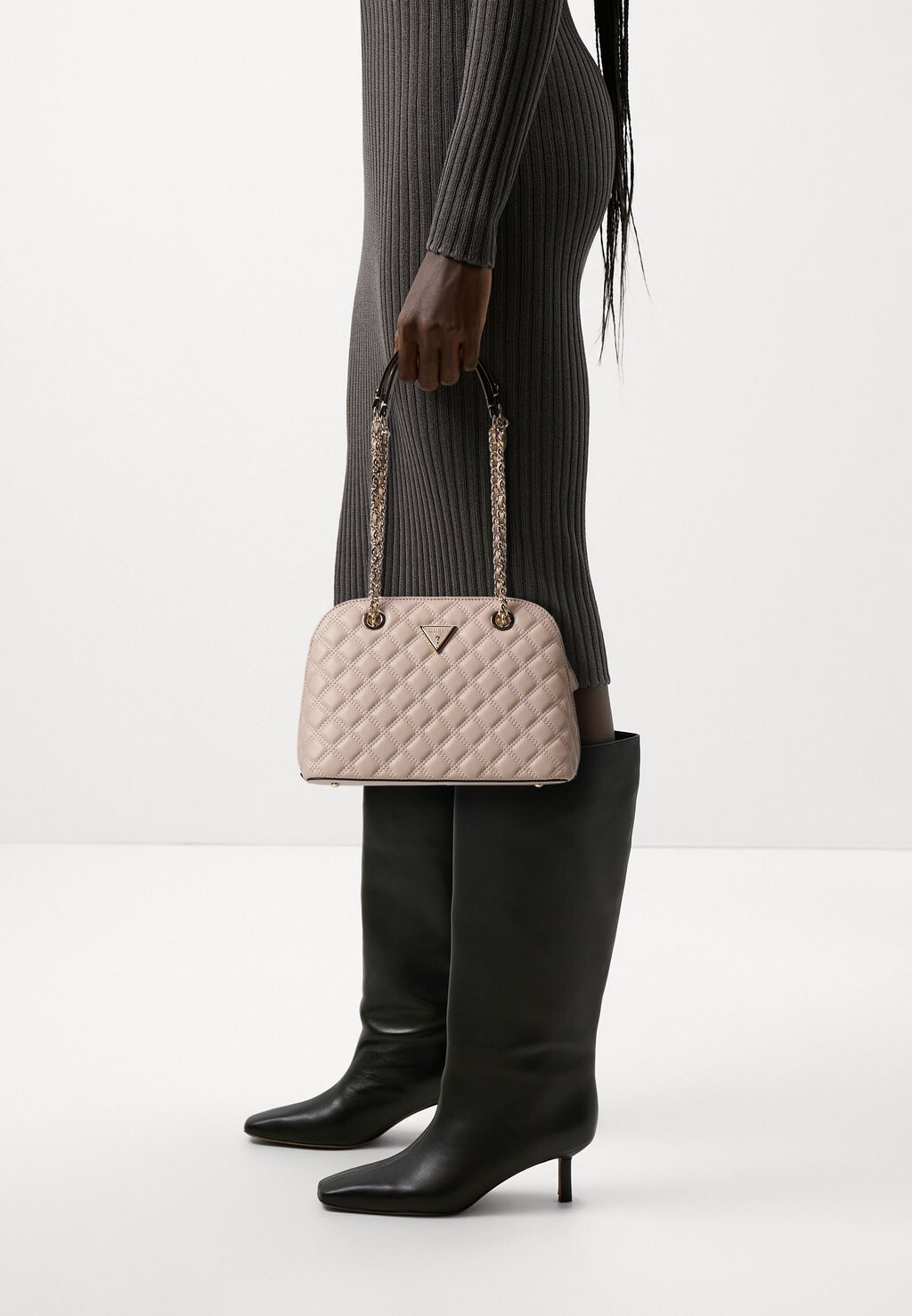 

Сумочка Giully Dome Satchel Guess, бежевый