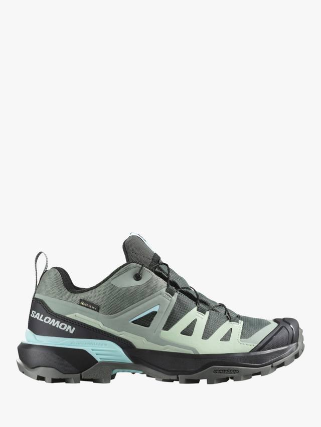 Женские треккинговые кроссовки Salomon x ultra 360 gore-tex текстильные, зеленый