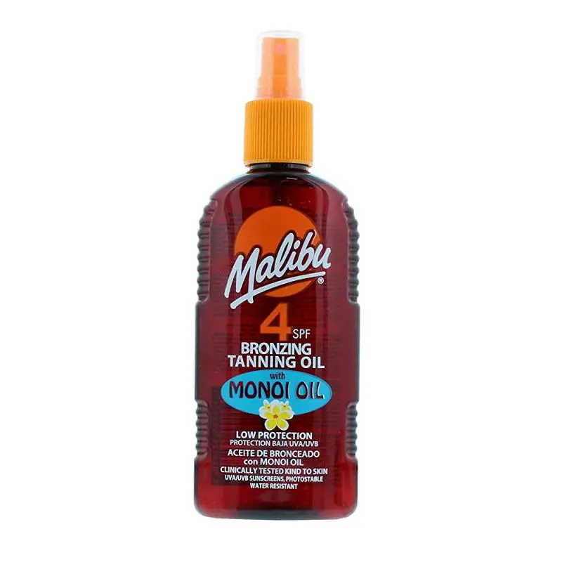 

Крем для тела Aceite Bronceador Con Aceite De Monoi Spf4 Malibu, 200 мл