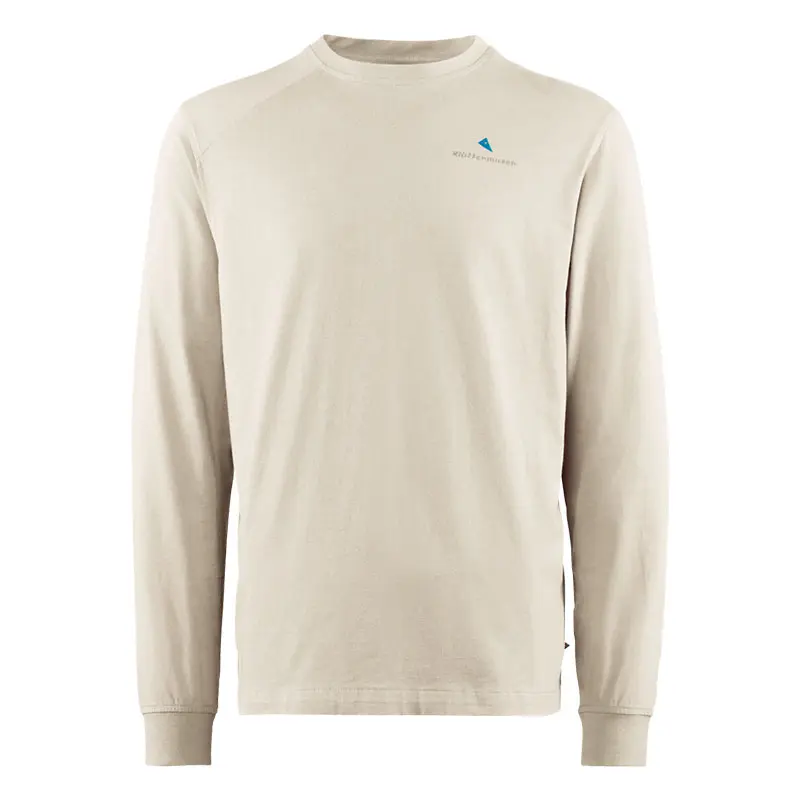 

Футболка Klättermusen с длинным рукавом из хлопка Klattermusen, серый