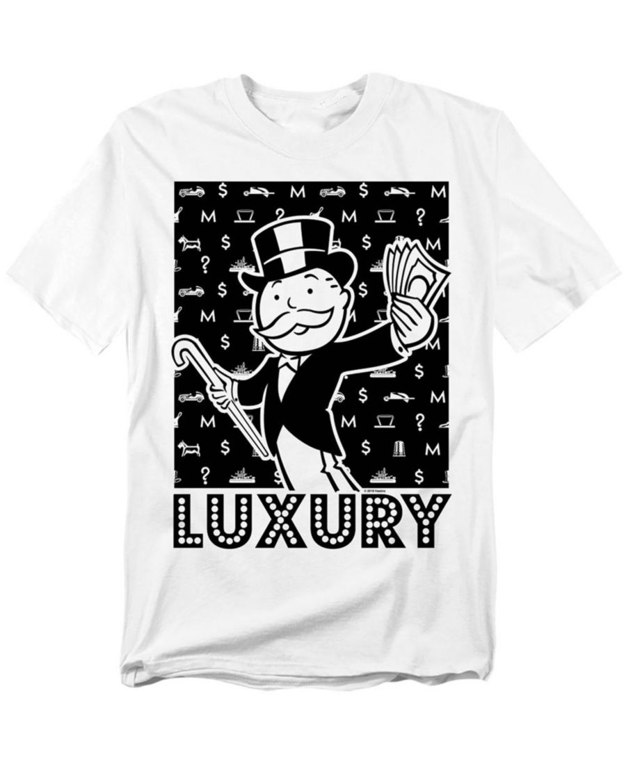 

Роскошная футболка больших размеров Monopoly, White, Белый, Роскошная футболка больших размеров Monopoly, White