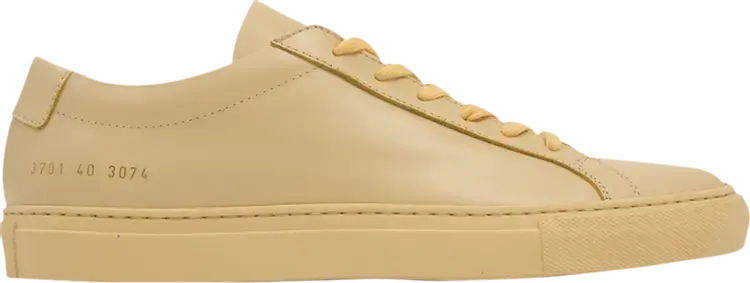 Кроссовки Common Projects Wmns Achilles Low 'Yellow', желтый