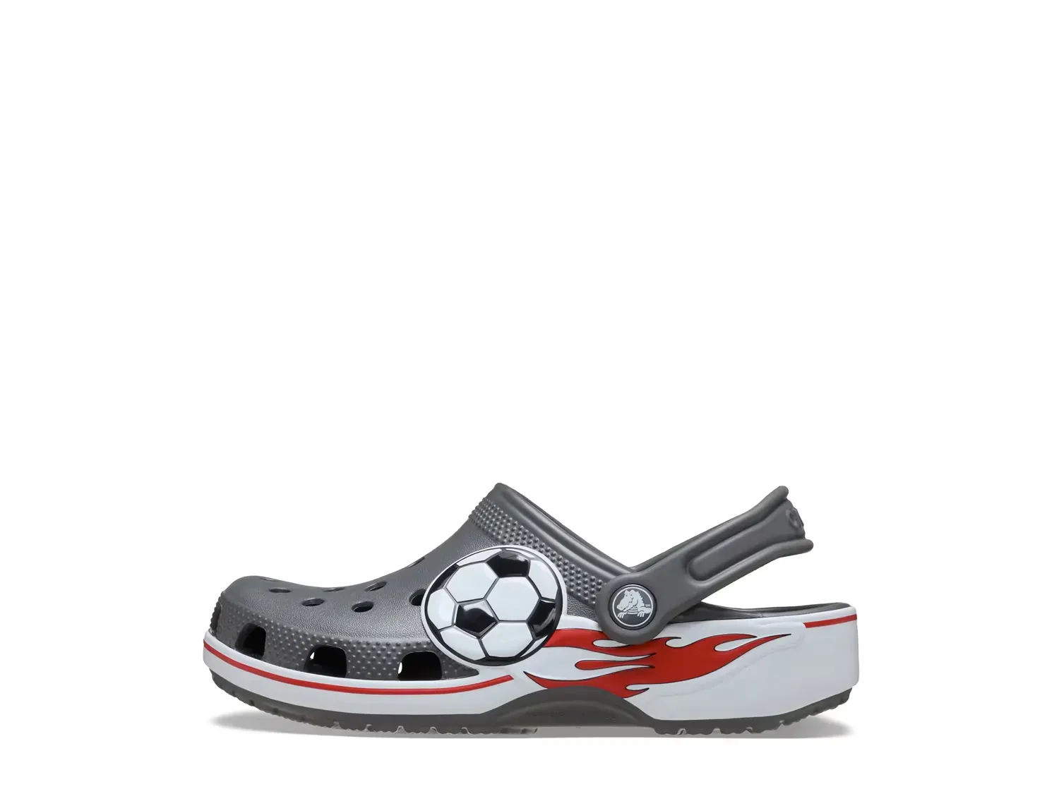 

Классические кроксы для футбола - детские Crocs, Slate Grey