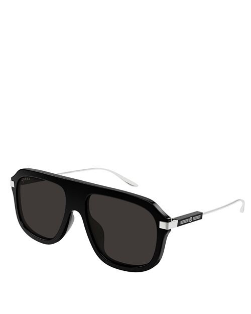 

GG1309S Солнцезащитные очки Back To Web Navigator, 57 мм Gucci, цвет Black