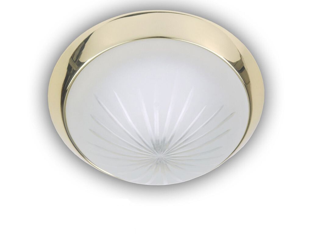 

Светодиодный светильник для прихожей, светильник для прихожей, DIMMABLE, диаметр 35 см, стеклянная лампа, реплика кольца из граненого стекла, латунь Niermann Standby