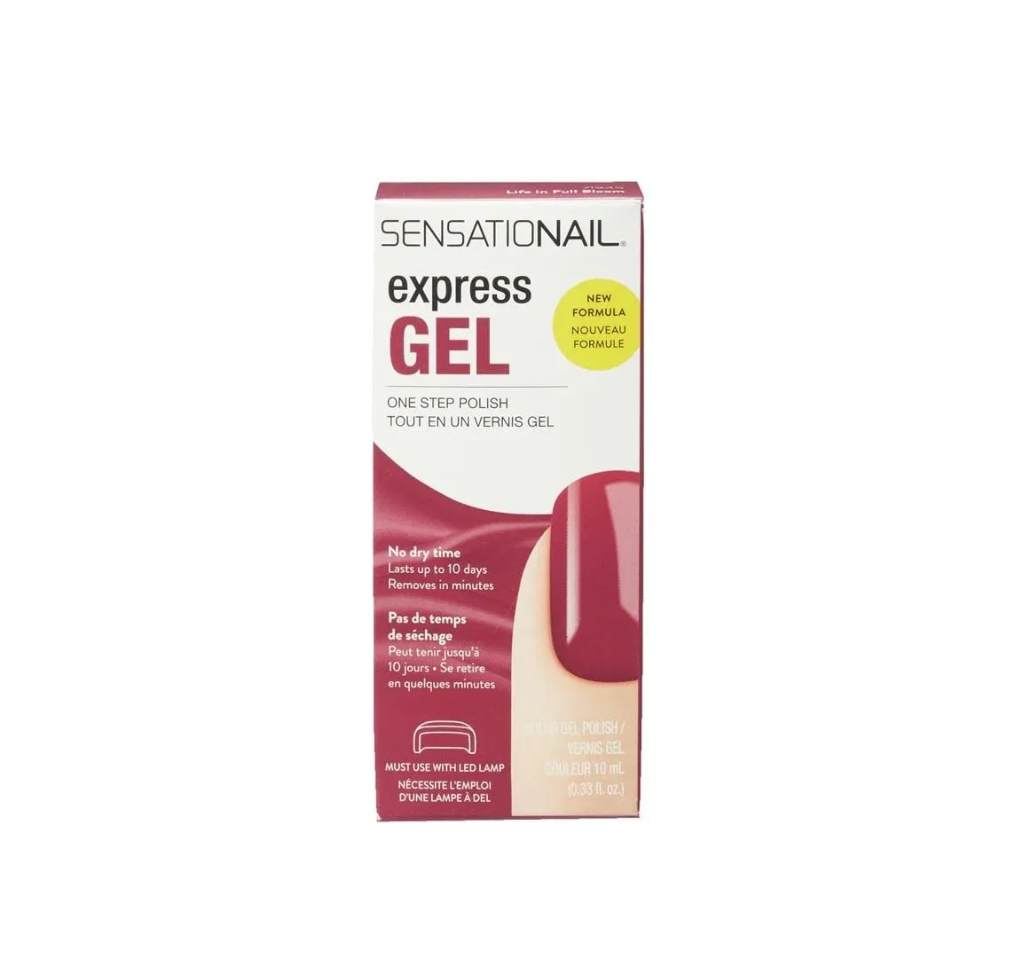 Гель-лак Sensationail One Step Express LED - Life in Full Blo, 10 мл Sensationail