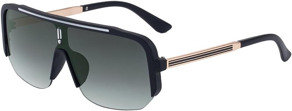 

Мужские спортивные солнцезащитные очки в полуободковой оправе - защита от солнца UV400, подходят для езды на велосипеде и активного отдыха на открытом воздухе - 6 GJKTFNJIF, 6