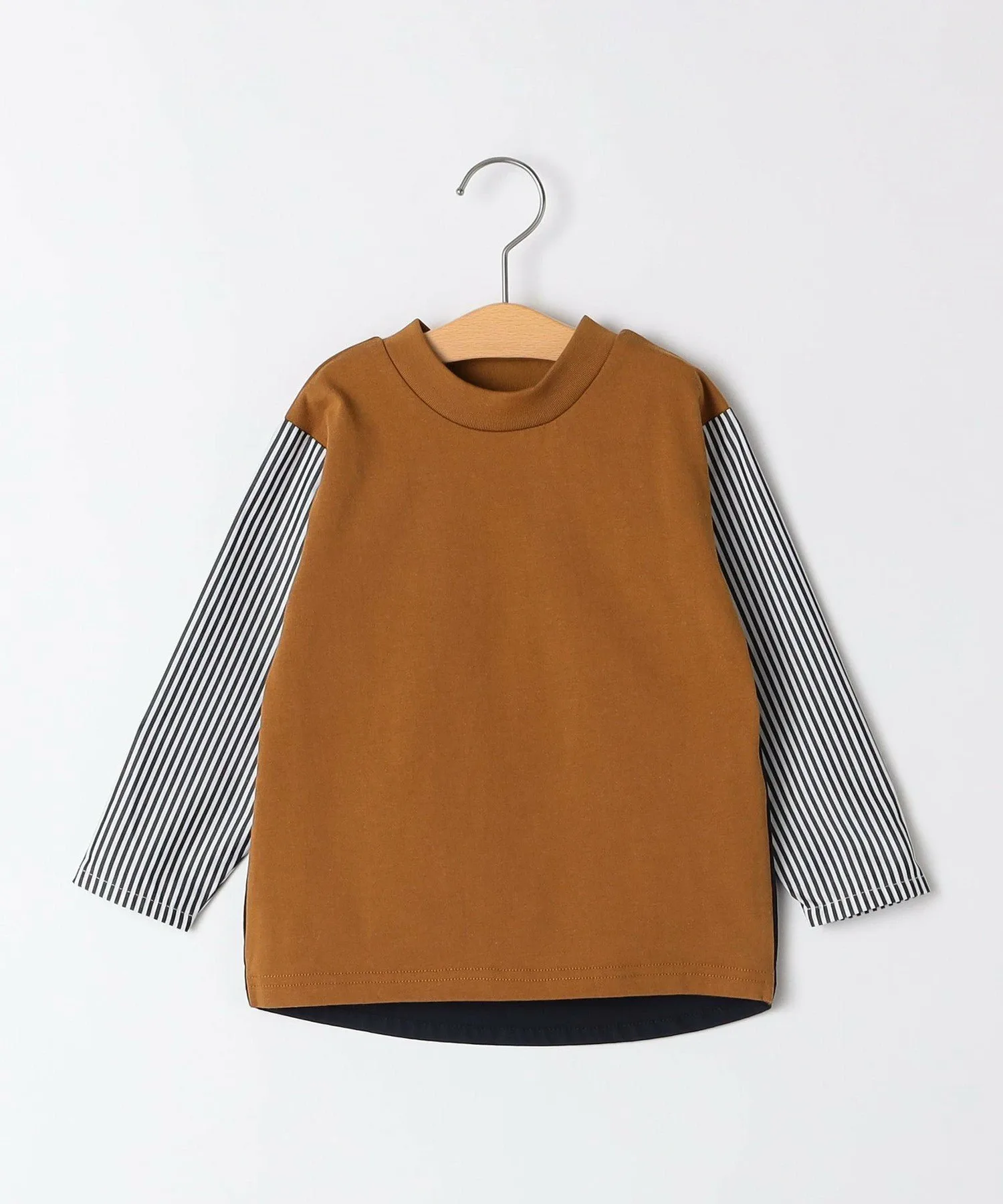 Детская футболка с длинным рукавом и рисунком, размер 80-90 см SHIPS KIDS, Brown