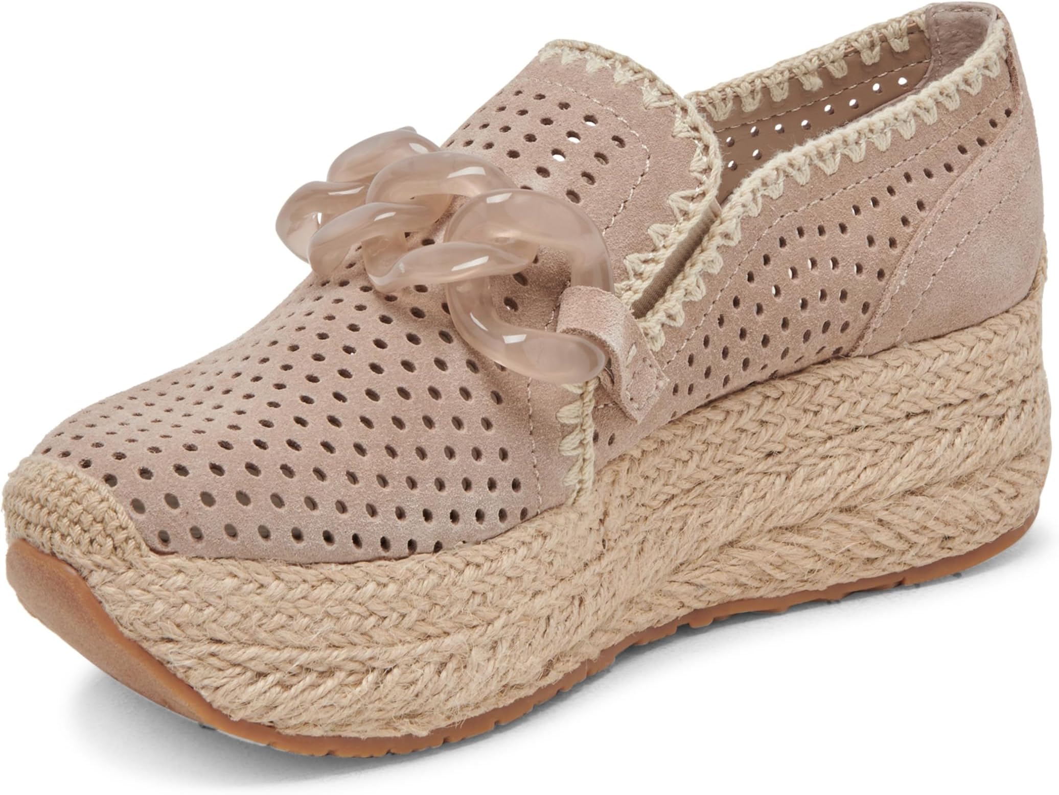 

Лоферы Dolce Vita Jhenee Espadrille Perf, цвет Taupe Perforated Suede