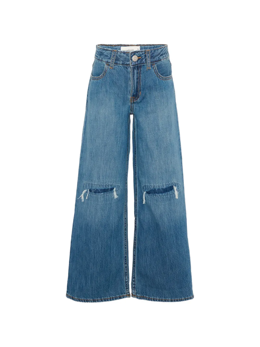 

Джинсы с прорезями Abercrombie Fitch Kids, синий