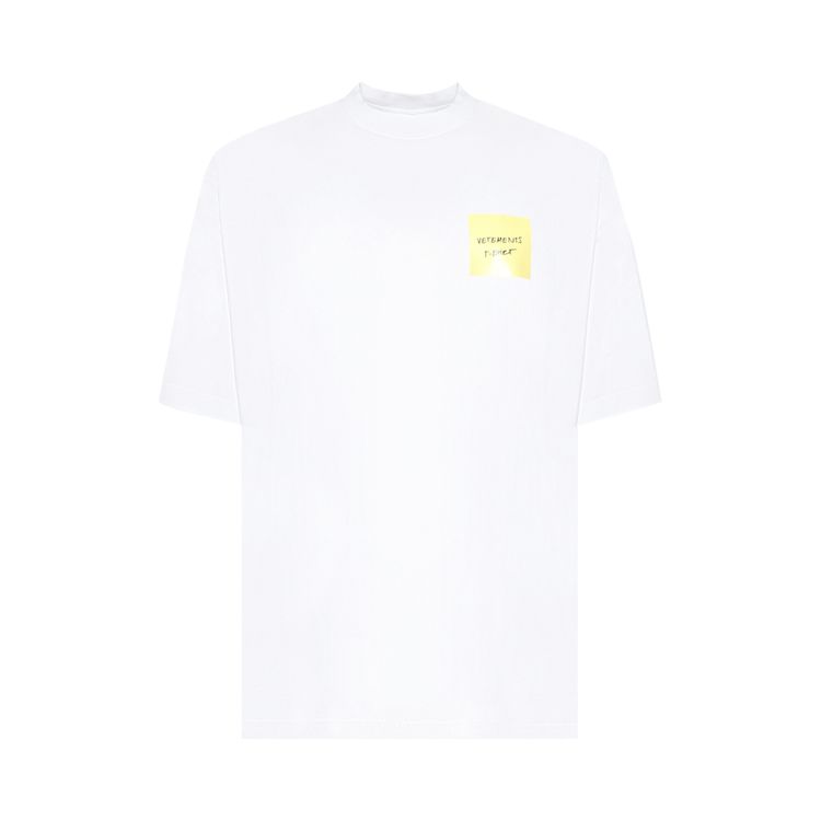 

Футболка Vetements Sticker T-Shirt White, белый