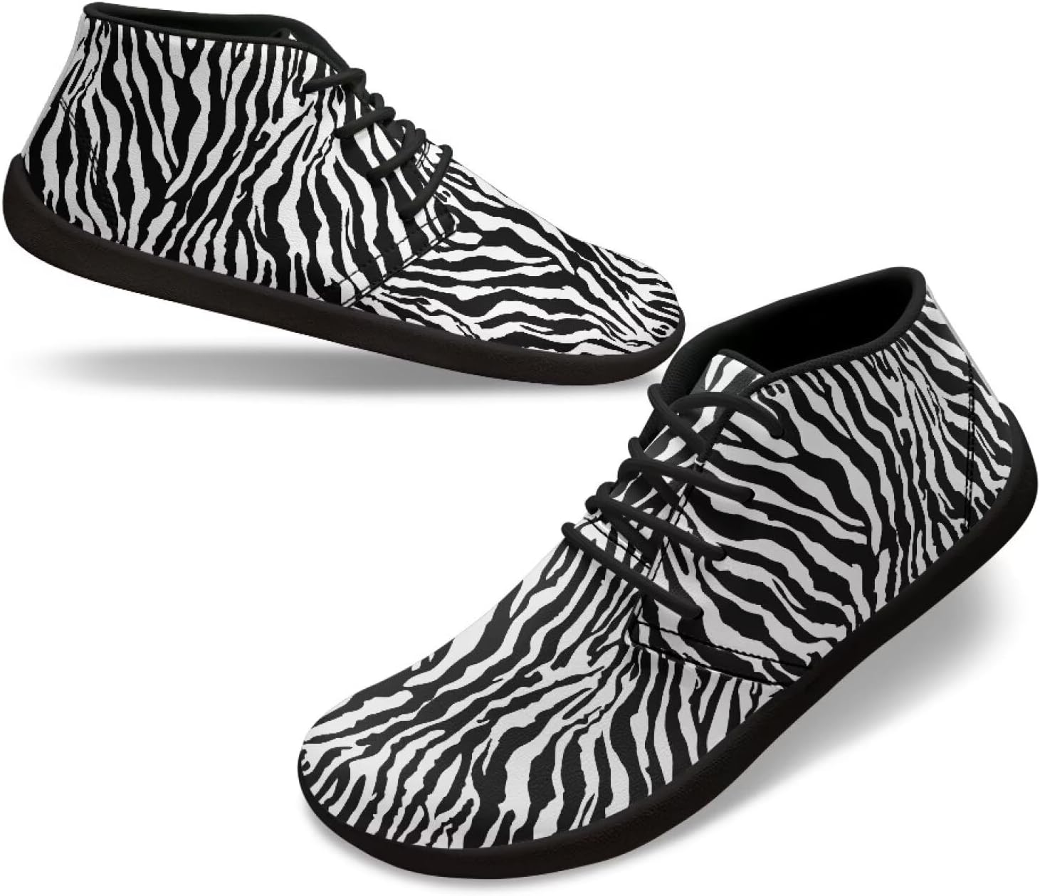 

Мужские кроссовки Tomeusey Barefoot, обувь без шнурков, дышащие, с нулевым падением, легкие повседневные кроссовки для ходьбы и занятий спортом, Zebra