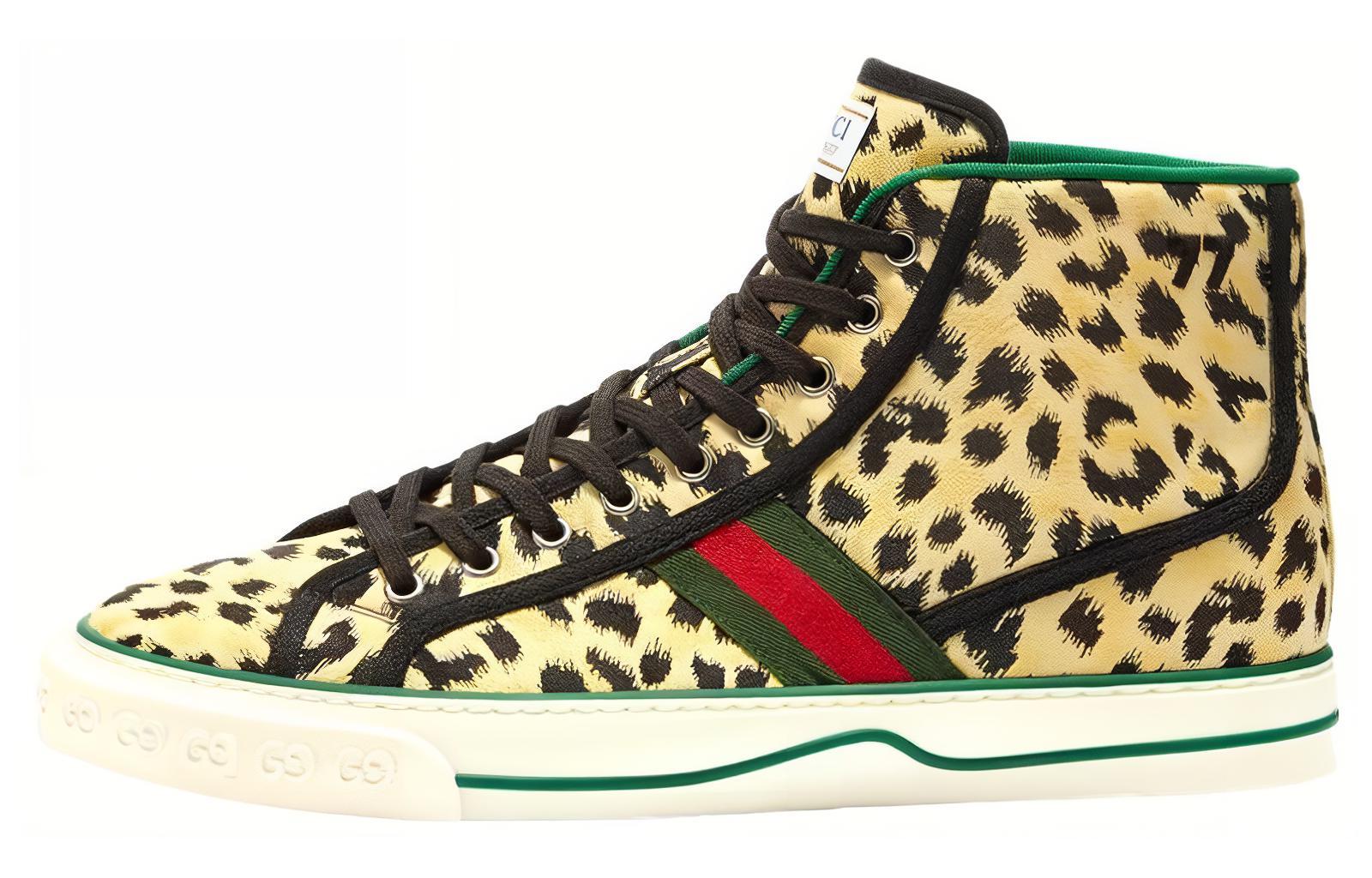 

GUCCI Кроссовки Tennis 1977 High top Skateboard Shoes Men's Yellow Black
