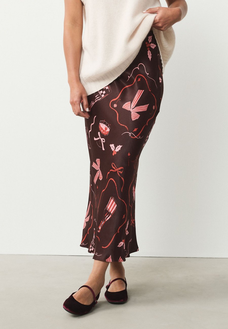 

Юбка Next PRINT MIDI, Festive Christmas Printed/Red