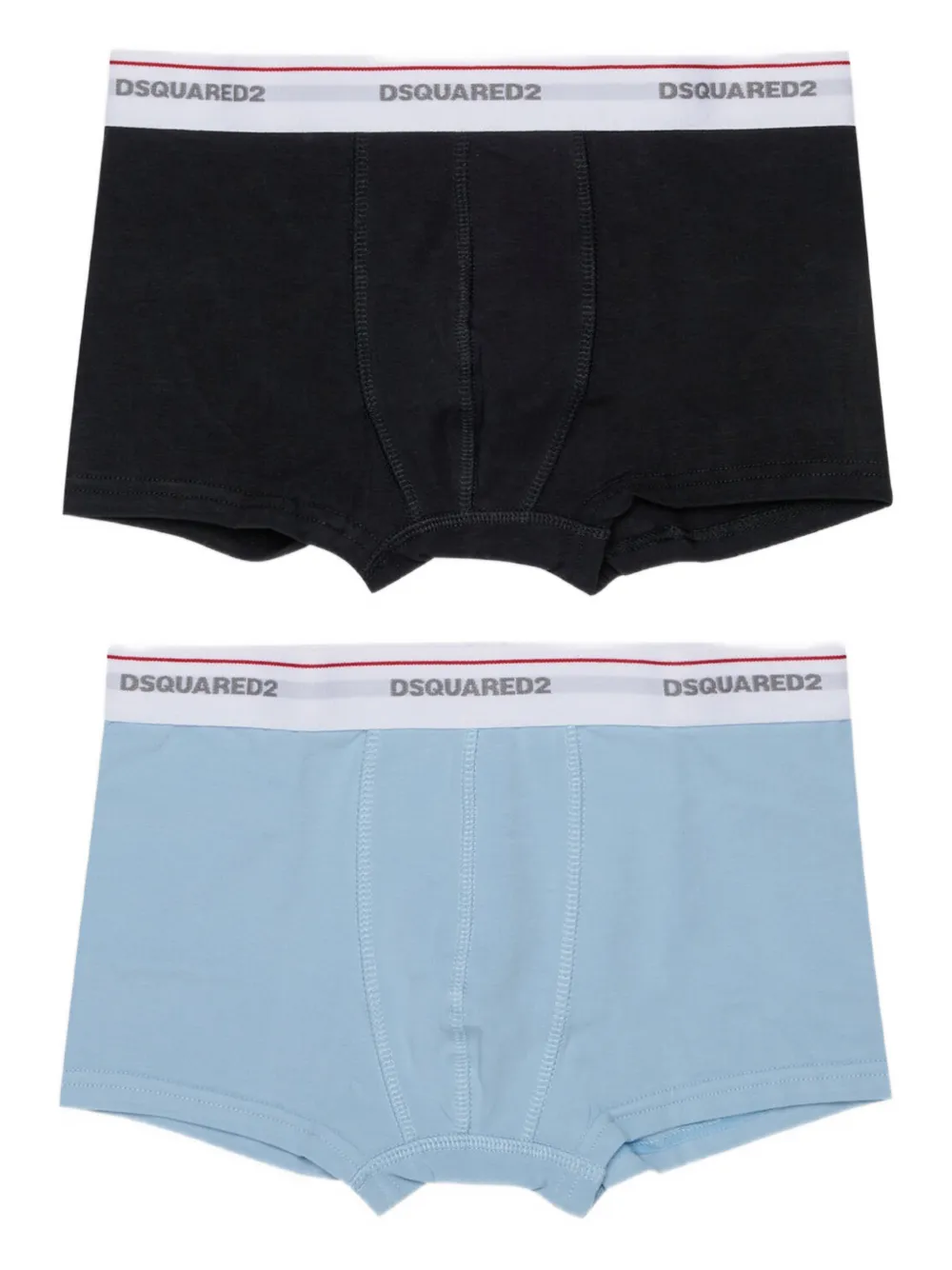 

Боксеры с логотипом (набор из двух штук) Dsquared2 Kids, черный