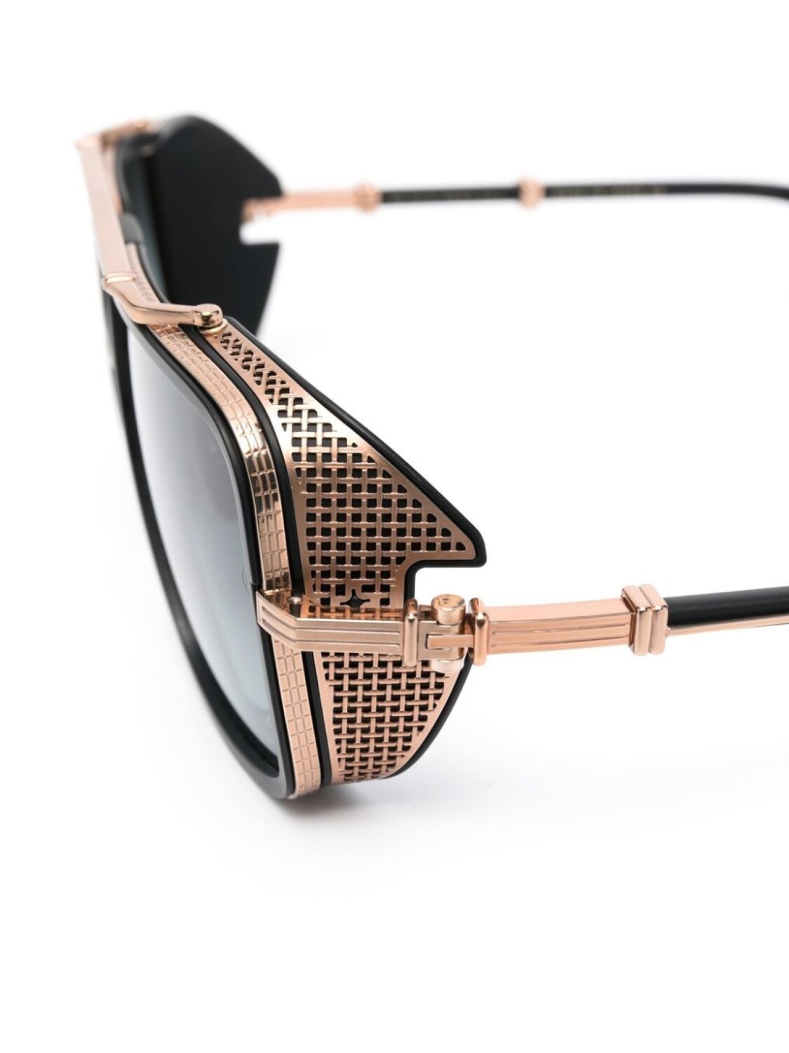 Balmain Eyewear солнцезащитные очки с затемненными линзами, черный — фото 3