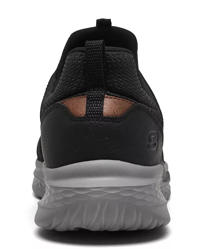 Мужские кроссовки свободного кроя Slade - Breyer Wide Width Casual от Finish Line Skechers, черный — фото 4