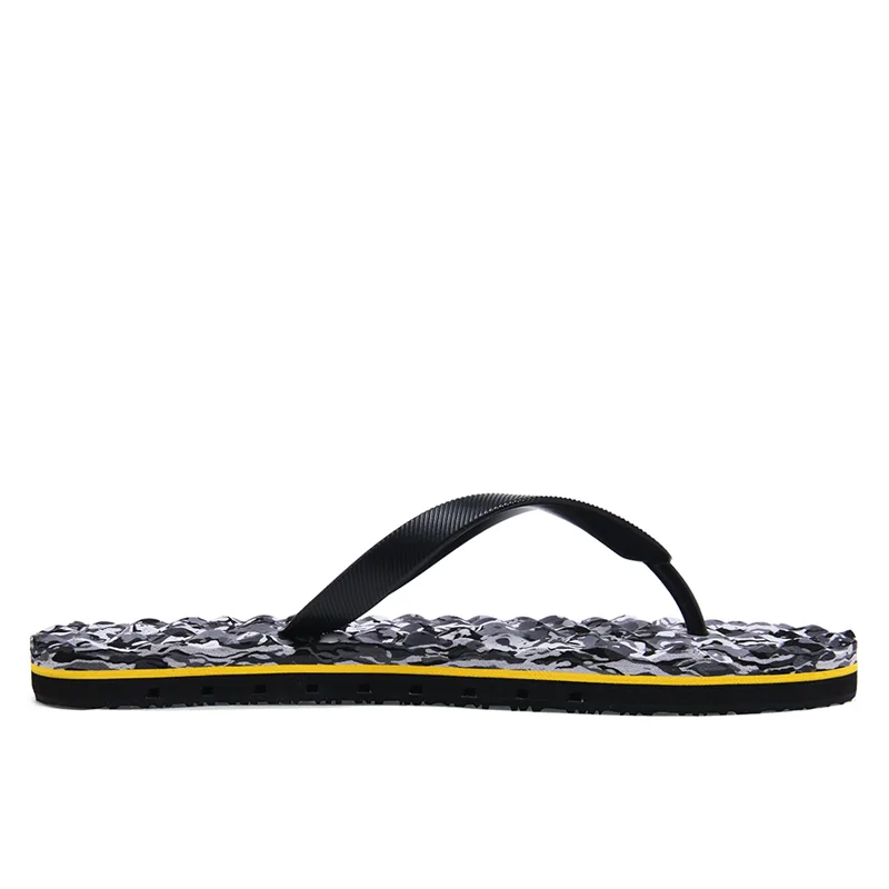 EVA Rubber Sole Graffiti Slip Resistant Flip Flops Men's Lee, красный — фото 4
