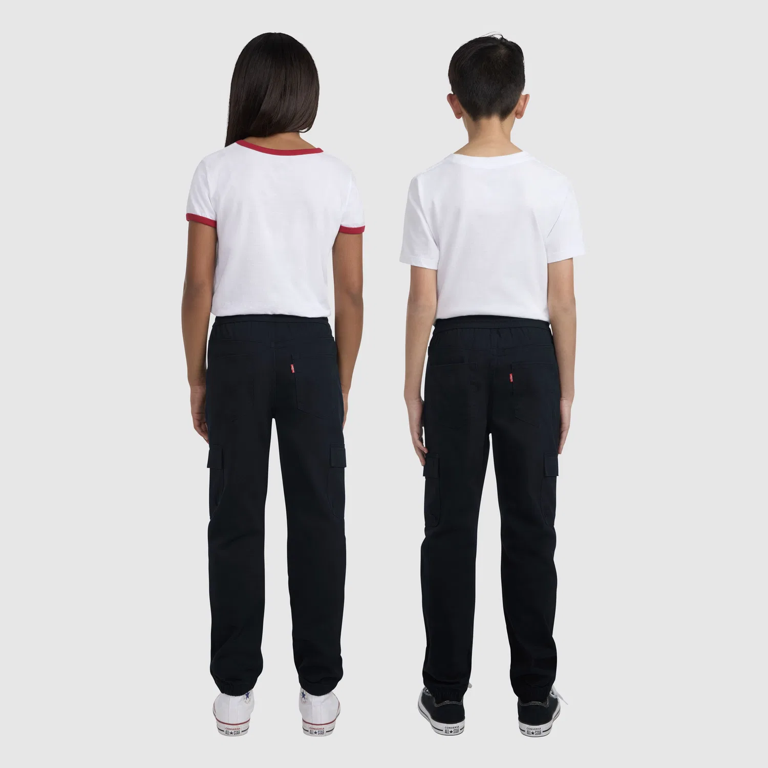 Свободные спортивные брюки-карго для мальчиков 8-20 лет Levi's, Black — фото 4