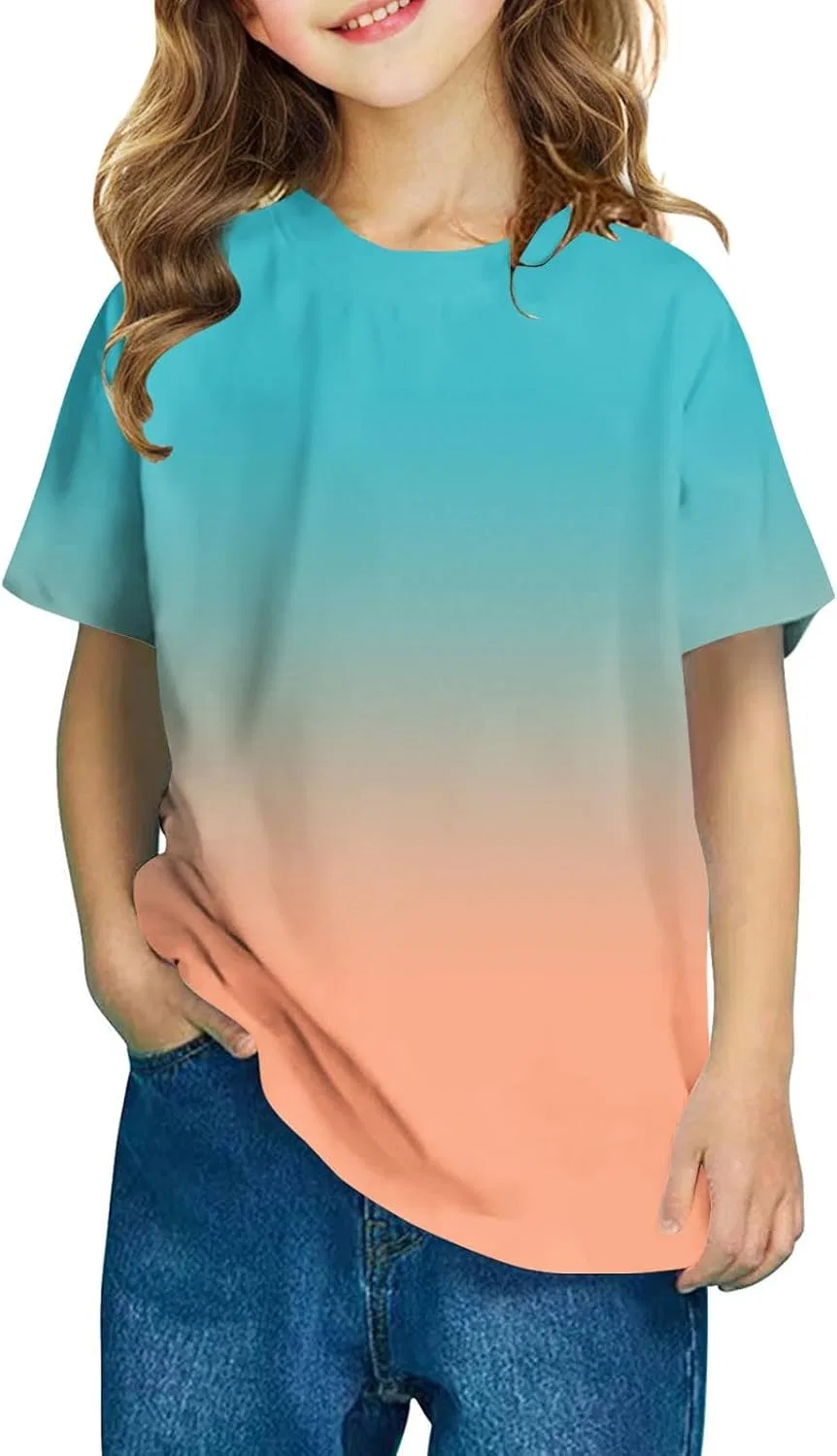 Футболка детская хлопковая Zzalalana, Light Blue