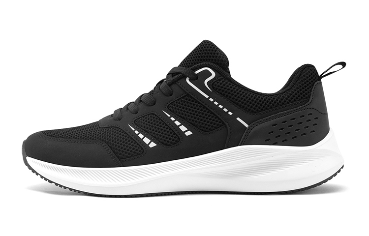 

WALKSOUL WALK SOUL противоскользящие износостойкие амортизирующие низкие кроссовки для бега мужские черные - черный, цвет Black