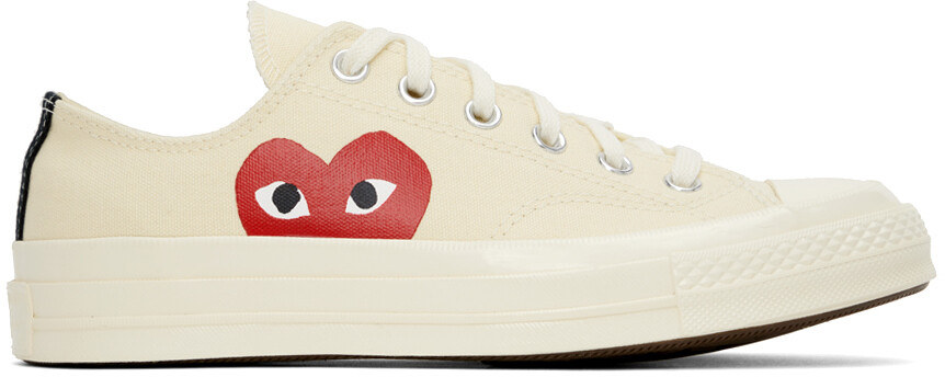 

Кремового цвета низкие кеды Converse Edition Chuck 70 Comme Des Garcons
