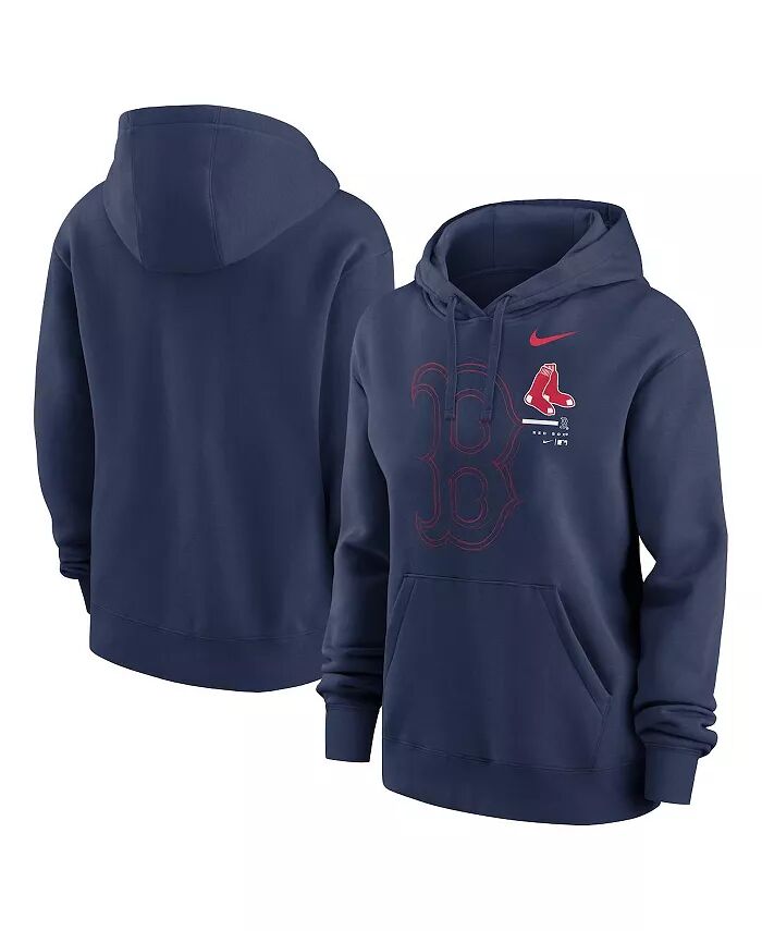 

Женская темно-синяя толстовка с капюшоном Boston Red Sox Big Game Nike
