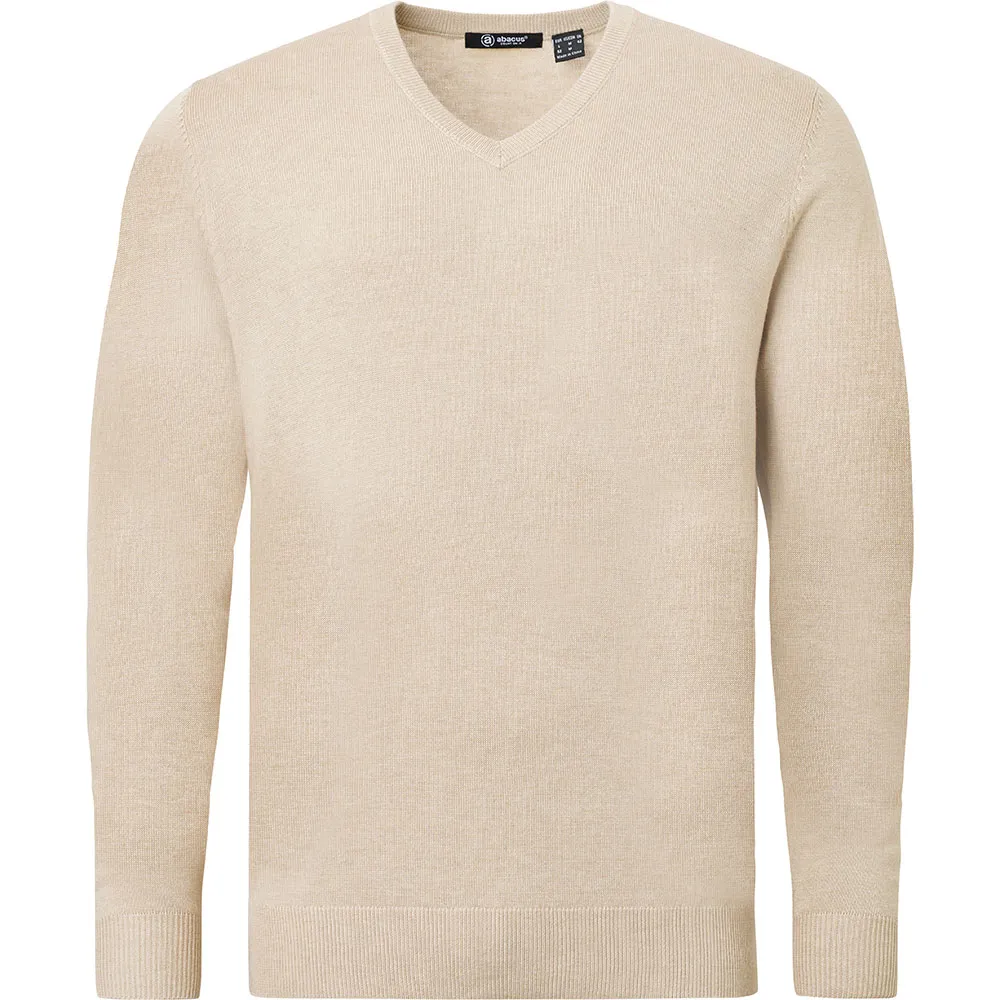 

Свитер Abacus Golf Liffin v neck, бежевый