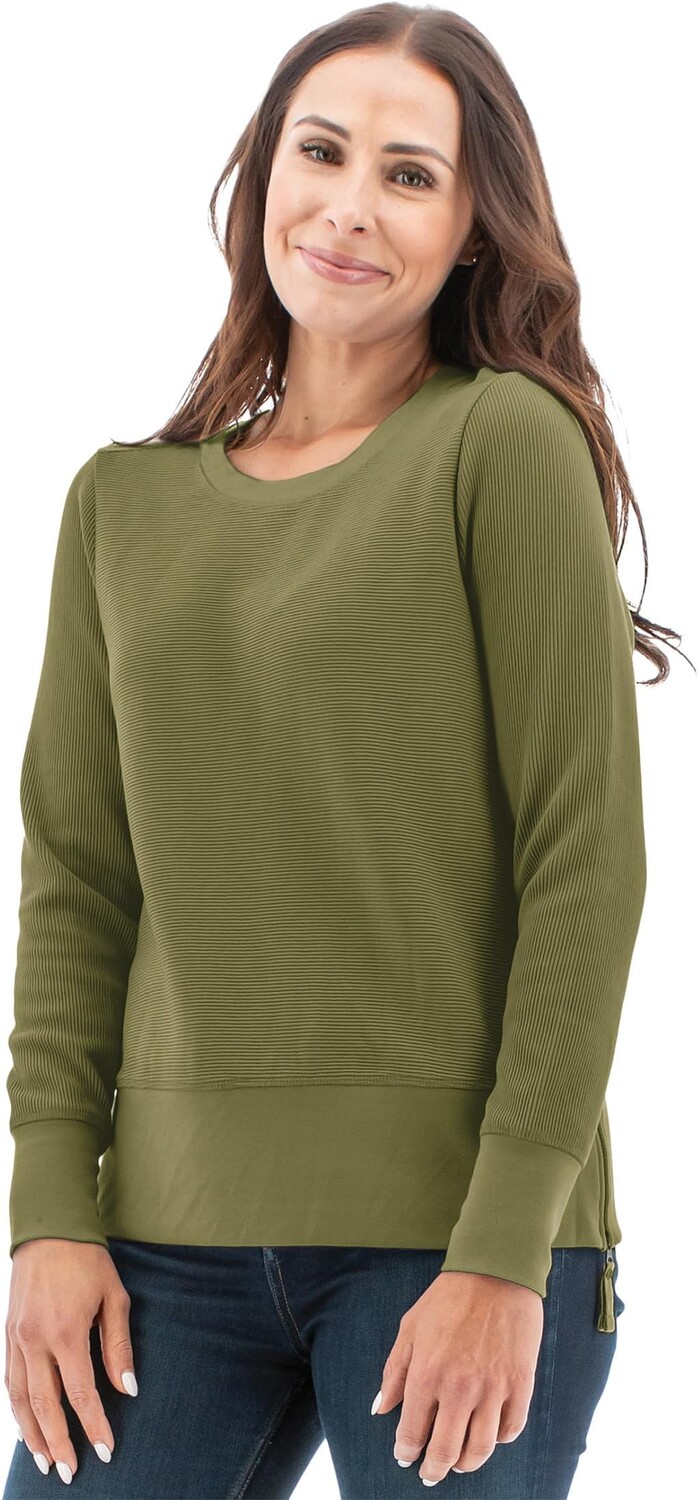 

Толстовка Aventura Clothing Hazelton Crew Neck, цвет Olive Branch