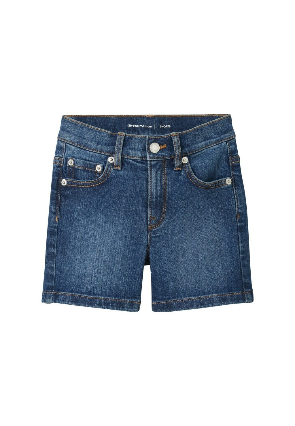 

Джинсовые шорты TOM TAILOR, цвет used mid stone blue denim