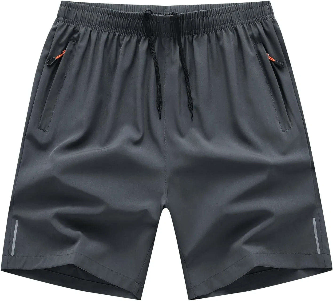 Детские шорты для бега с карманами на молнии, XiaoLongRen, 89057black+gray+blue — фото 4