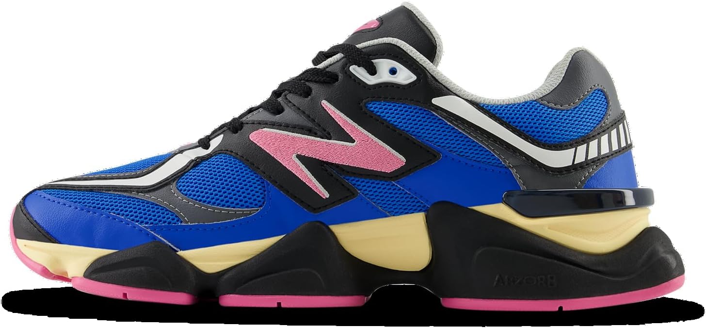New Balance Кроссовки NUMERIC TOM KNOX 600 (ЧЕРНЫЙ/СЕРЫЙ), Blue/Pink/Yellow — фото 2