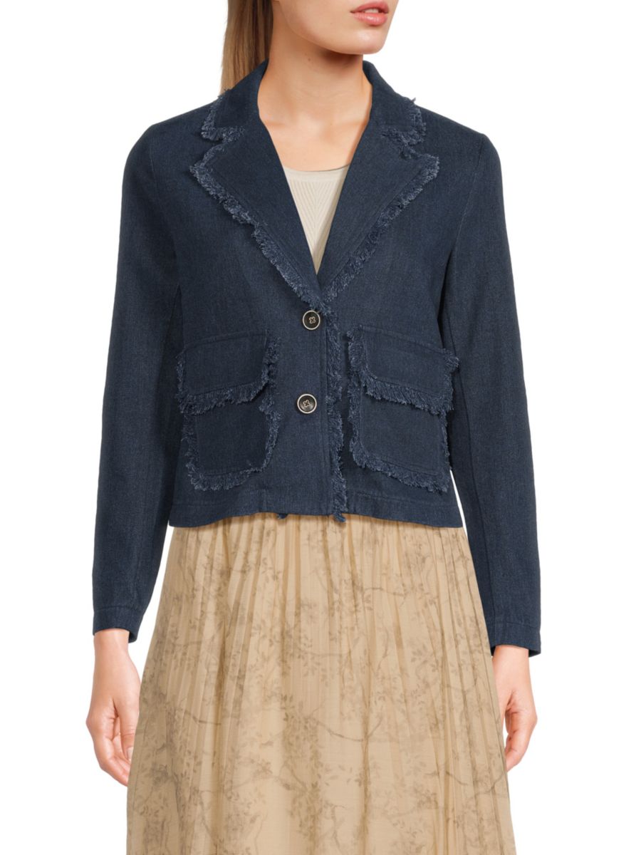 

Хлопковая джинсовая куртка с бахромой Wdny, цвет Denim, Серебристый, Хлопковая джинсовая куртка с бахромой Wdny, цвет Denim