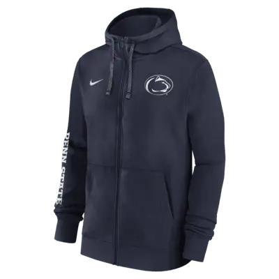 

Худи Nike Penn State Nittany Lions Sideline Team Issue, темно-синий