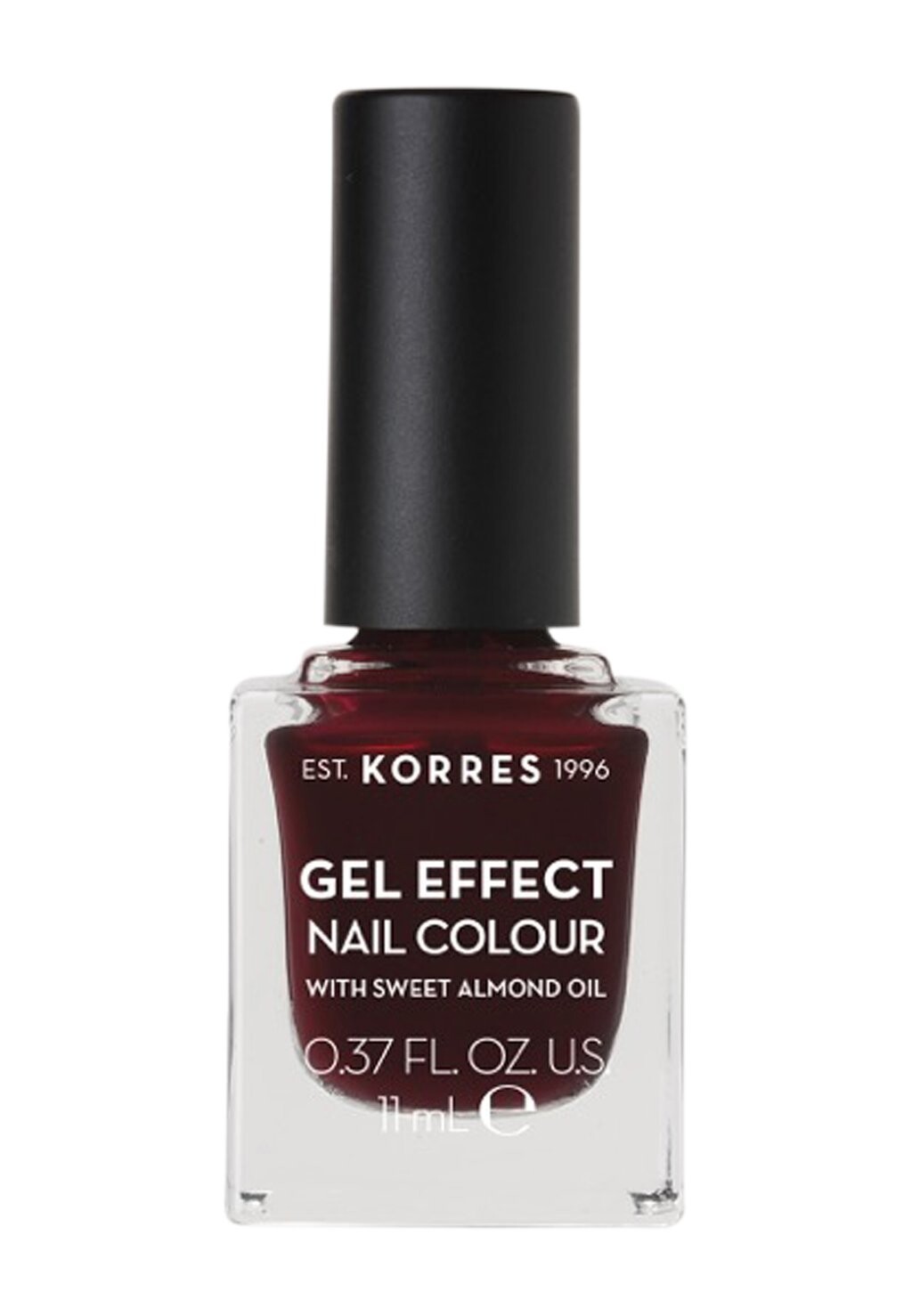 

Лак для ногтей Gel-Effekt Nagellack KORRES, цвет burgundy red 57