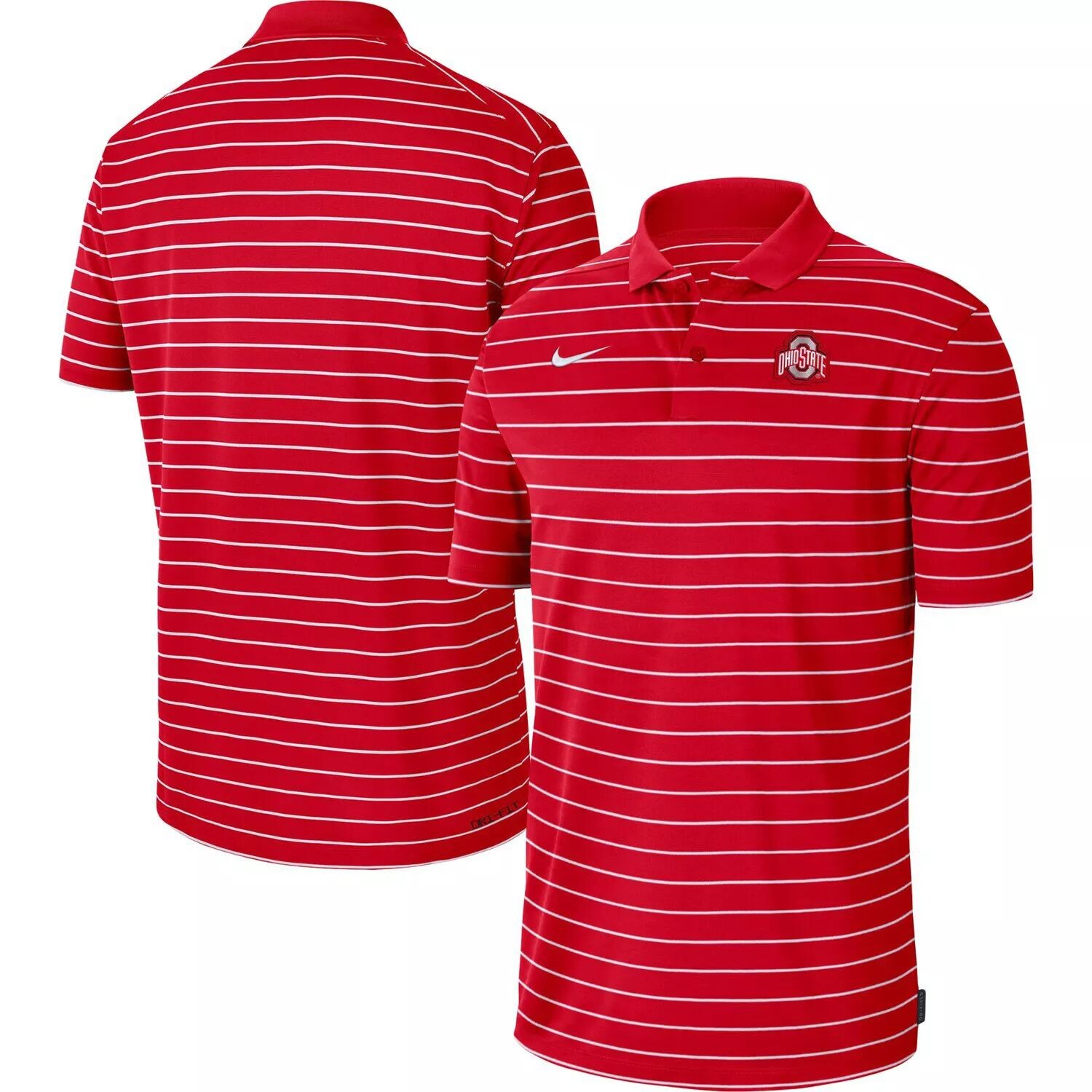 

Мужское поло Scarlet Ohio State Buckeyes Icon Victory Performance Nike