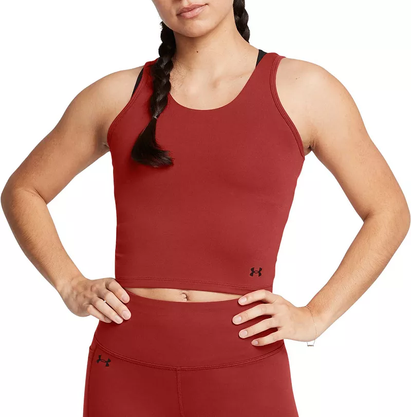 

Женская майка Under Armour Motion, цвет Earthen Orange/Black
