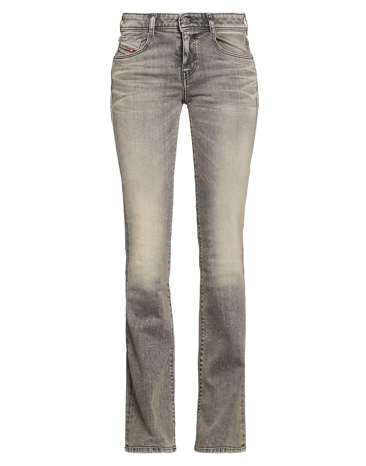Джинсы boot-cut DIESEL серые