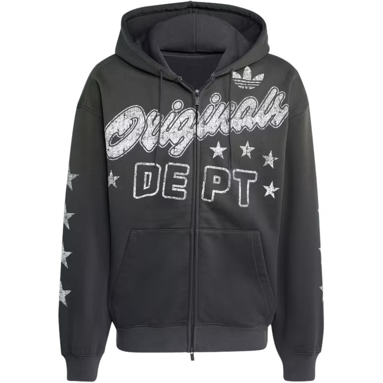 

OG DEPT FL ZIP Толстовка мужская Adidas Originals, charcoal серый